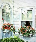 David Lloyd Glover Window Boxes painting